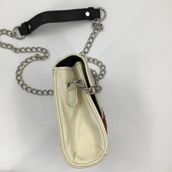 Harry Potter Hogwarts Purse Shoulder Bag Handbag Ivory Red Green Envelope Gift - Picture 6 of 10